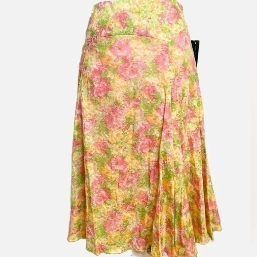 Jones New York dusty rose Cottagecore floral skirt‎ size 6 NWT